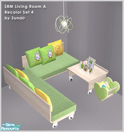 Sims 2 — SRM  Livingroom A - Recolor set 4 by Sunair — SRM Livingroom A - Recolor set 4 (nature)