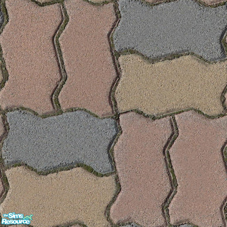 Sims 2 — Brick Walkways - Brick Walkway - Multi by maylynn55 — These floors are all various brick walkways. I have made