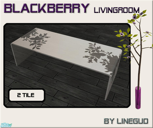 Sims 2 — Blackberry livingroom  2 tile coffetable by linegud — A new modern livingroom set with a soft touch....