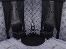 Sims 4 — Halloween Wallpapers by circasuzanne2 — A collection of Halloween-themed wallpapers for decorating needs!