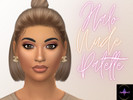Sims 4 — Halo Nude Palette by AshleyCharmed12 — A nude eyeshadow palette to transition your sims into fall with ten nude