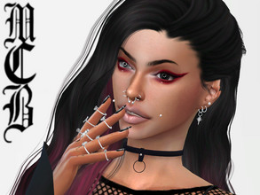Sims 4 — Rosaliina Eyeliner by MaruChanBe2 — Beautiful red and black eyeliner for your cool sims <3