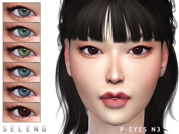 Sims 4 — P-Eyes N3 [Patreon] by Seleng — HQ compatible eyes with 25 colours. Allowed for all the ages. Enjoy!