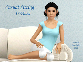Sims 3 — Casual Sitting Poses by jessesue2 — Casual sitting poses with a few more body emotional/body language poses