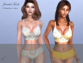 Sims 4 — Jeweled Tank by pizazz — Jeweled Tank for your sims 4 game. image above was taken in game so that you can see