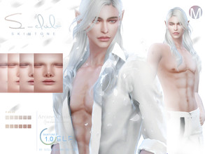 Sims 4 — Arcane illusion Elf skintones Male by S-Club by S-Club — Elf skintones, for male, young to elder, 12 swatches,
