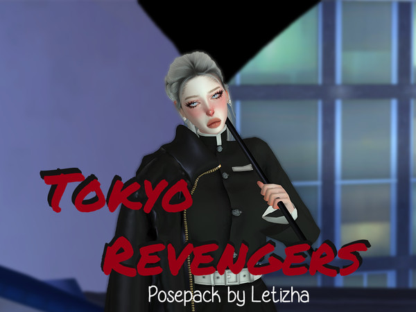 Sims 4 — Tokyo Revengers - Posepack by Letizha — 04 Poses in total, hope you like it! Tag me if you use it <3
