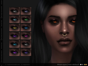 Sims 4 — Moon eyes non-default | Simblreen 2021 by sugar_owl — New fantasy eyes with the moon textures for male and