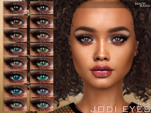 Sims 4 — Jodi Eyes N66 by MagicHand — Gem eyes for males and females in 21 colors - HQ compatible. Preview - CAS