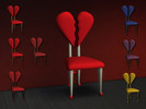 Sims 4 — Heartbreak Chair by ellohbeeaycee — A place to rest your broken heart.