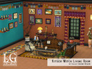 Sims 4 — Kitsch Witch Living Room Set by LilliaGreene — Part 1 of the full Kitsch Witch Living Room Set. Are you a fan of