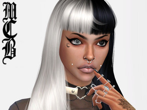 Sims 4 — Little Moon Face Tattoo by MaruChanBe2 — Cute little moon face tattoo for your cuties <3 