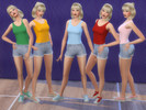 Sims 4 — Basic Top by lillimon19932 — This is my first created top. It is a base top. It comes with 42 swatches.