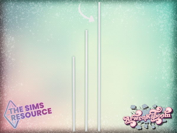 Sims 4 — Glassary - Tall Wall Trim by ArwenKaboom — Base game wall trim to hide the part where two different wall colors