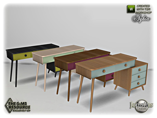 Sims 4 —  aghia deco table by jomsims —  aghia deco table