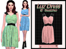 Sims 4 — Luz Dress by GemmaGarza — -Comes in 10 swatches -Custom Thumbnail -Female Teen-Elder -Base Game Compatible -All