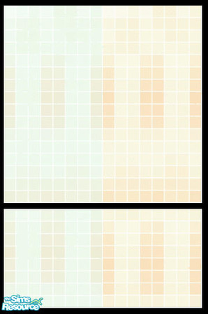 Sims 2 — Bohemian Tile Set by s00z — Two tiled walls with coordinating floors