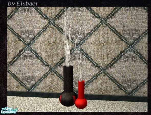 Sims 2 — Reflex Prague Hall Black - Duovase by Eisbaerbonzo — Update April 19th 2008: I reworked the object to fit to