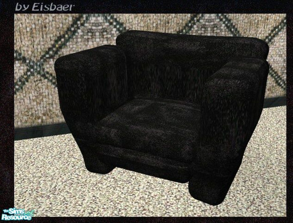 Sims 2 — Reflex Prague Hall Black - Seat by Eisbaerbonzo — Found under recliners. Update April 19th 2008: I reworked the