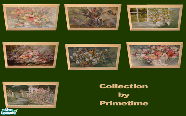 Sims 2 — PT Carolyn Blish Poisonous Forest by Primetime024 — This collection features 7 beautiful prints painted by the