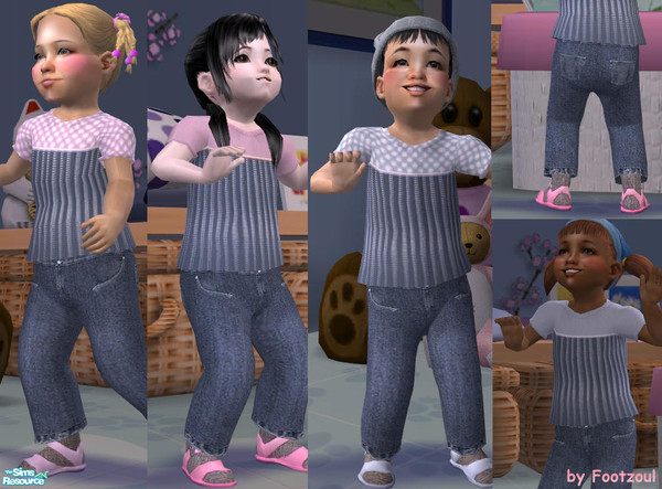 Sims 2 — First steps by footzoul — Cute outfits for the toddlers