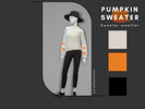 Sims 4 — LadyBirdSimmer_PumpkinSweater (Sweater weather) by LadyBirdSimmer — Sweater weather is among us, so get your