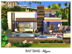 Sims 4 — Alfyan's House by Ray_Sims — This house fully furnished and decorated, without custom content. This house has 4