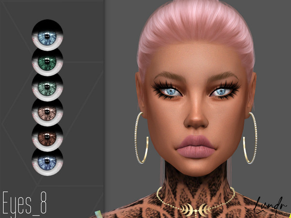 Sims 4 — Eyes_8 by LVNDRCC — Intense eyes in light intense colours of blue, brown and green. In makeup section. HQ