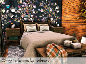 Sims 4 — Clary Bedroom / TSR CC Only by nolcanol — Clary Bedroom CC used! Please, read the Required section. Room: