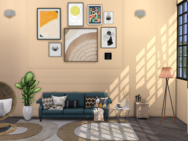 Sims 4 — Flesh Frame Molding by seeu1207 — Walls that can be used in any combination you want.