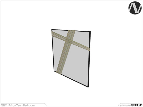 Sims 4 — Frisco Mirror by ArtVitalex — Bedroom Collection | All rights reserved | Belong to 2021 ArtVitalex@TSR - Custom