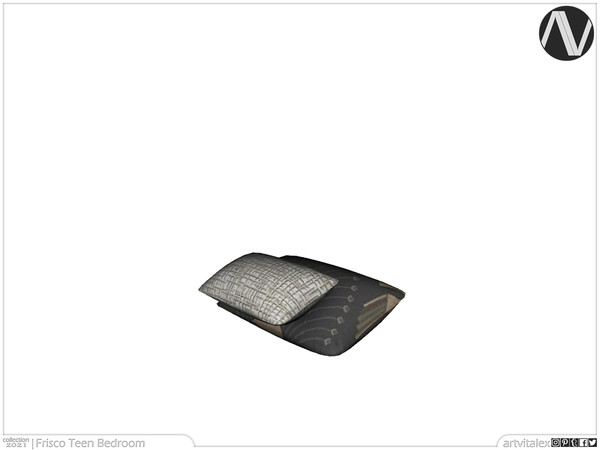 Sims 4 — Frisco Bed Pillows by ArtVitalex — Bedroom Collection | All rights reserved | Belong to 2021 ArtVitalex@TSR -