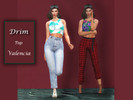 Sims 4 — Drim_Top_Valencia by DrIm57 — My new creation top Valencia on 9 colors.