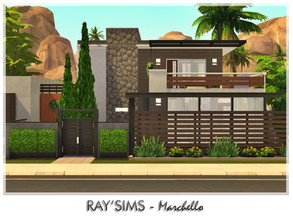 Sims 4 — Marchello by Ray_Sims — This house fully furnished and decorated, without custom content. This house has 4