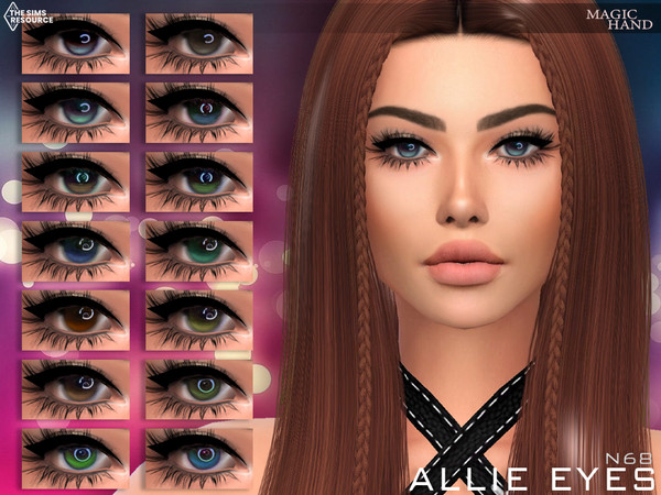 Sims 4 — Allie Eyes N68 by MagicHand — Painted eyes for males and females in 16 colors - HQ Compatible Preview - CAS