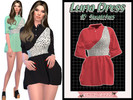 Sims 4 — Luna Dress by GemmaGarza — -Comes in 10 swatches -Custom Thumbnail -Female Teen-Elder -Base Game Compatible -All