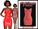 Sims 4 — Meli Dress by GemmaGarza — -Comes in 10 swatches -Custom Thumbnail -Female Teen-Elder -Base Game Compatible -All