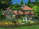 Sims 4 — Sweet Sweet Cottage (No CC) by CiciMia — Another cute and pretty, cottage styled two-story residential by me. It