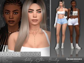 Sims 4 — Ashley Skin Overlay by MSQSIMS — This Skin Overlay is available in 8 different strengths. Compatible with all