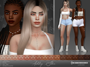 Sims 4 — Ashley Skin by MSQSIMS — This Skin is available in 15 Colors from light to dark. It is suitable for Female from
