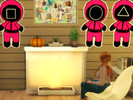 Sims 4 — Squid Game Soldier Stickers by UnKctus — Stickers for wall from Squid Game