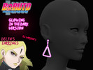 Sims 4 — Delta's earrings - neon glowing in the dark version SET.. by Amakesh — Delta's earrings - glowing in the dark