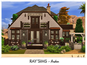 Sims 4 — Arden by Ray_Sims — This house fully furnished and decorated, without custom content. This house has 4 bedroom