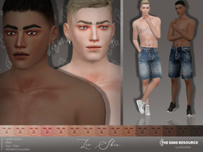 Sims 4 — Leo Skin by MSQSIMS — This Skin is available in 15 Colors from light to dark. It is suitable for Male from
