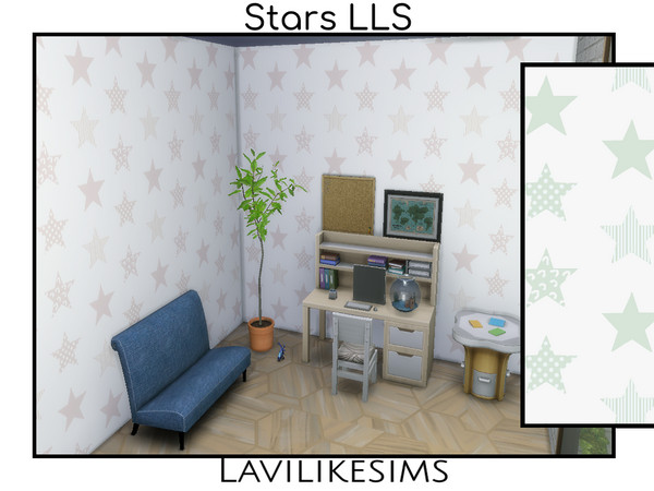 Sims 4 — Stars by lavilikesims — Patterned stars in 6 swatches Base game friendly