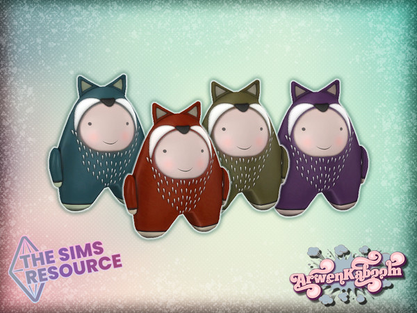 Sims 4 — Litzoos - Toy II by ArwenKaboom — Base game decorative toy for kids in 4 recolors. You can find all objects from
