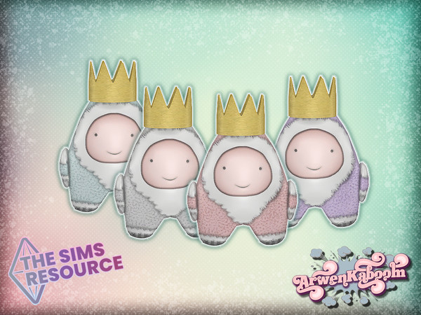 Sims 4 — Litzoos - Toy VII by ArwenKaboom — Base game decorative toy for kids in 4 recolors. You can find all objects