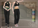 Sims 4 — Feeling Sporty - Outfit by SatsujinKuroi — 42 Swatches HQ Compatible Teen - Elder All Lod 19062 Polygons