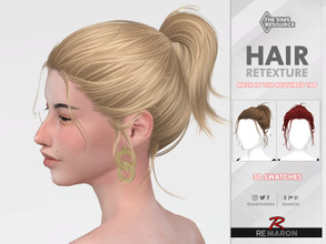 Sims 4 — G47 Hair Retexture Mesh Needed by remaron — Hair retexture for females in The Sims 4 PLEASE READ BEFORE DOWNLOAD
