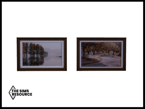 Sims 4 — Harmony and Hue Autumn Scene by seimar8 — Maxis match harmony and hue Autumn lake with trees. Strangerville Game